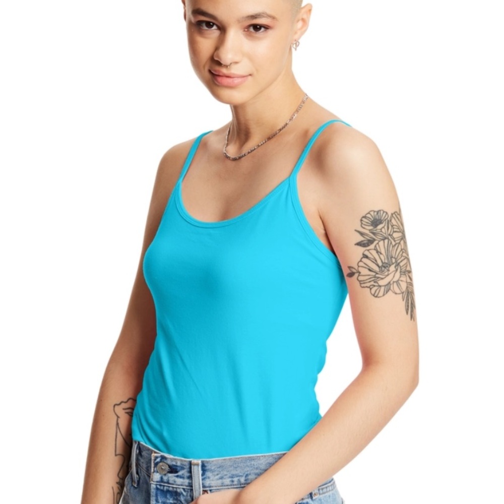 Light Blue Wet Seal Strappy Cami Tank Top